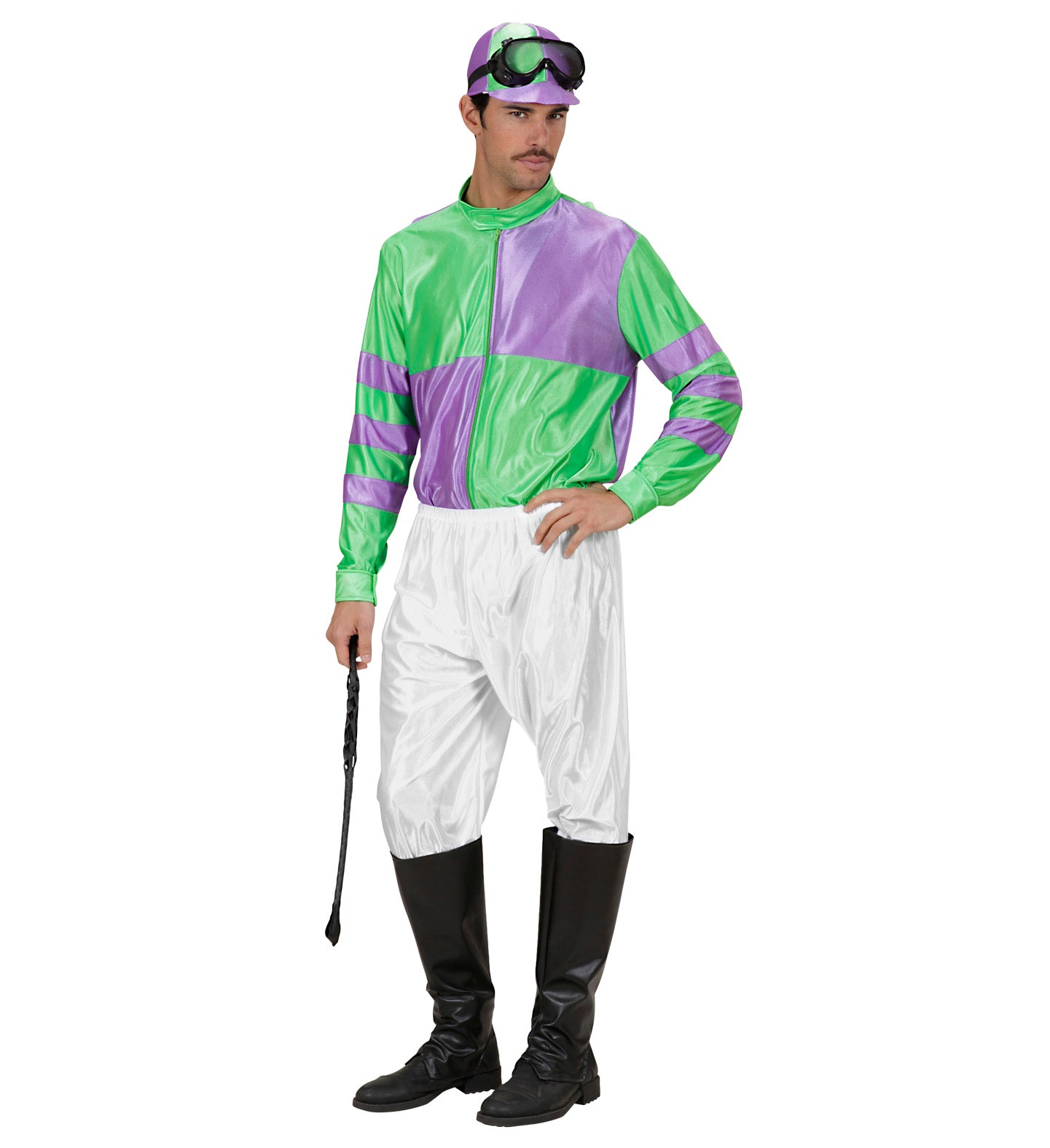 Jockey Costume Green and Purple