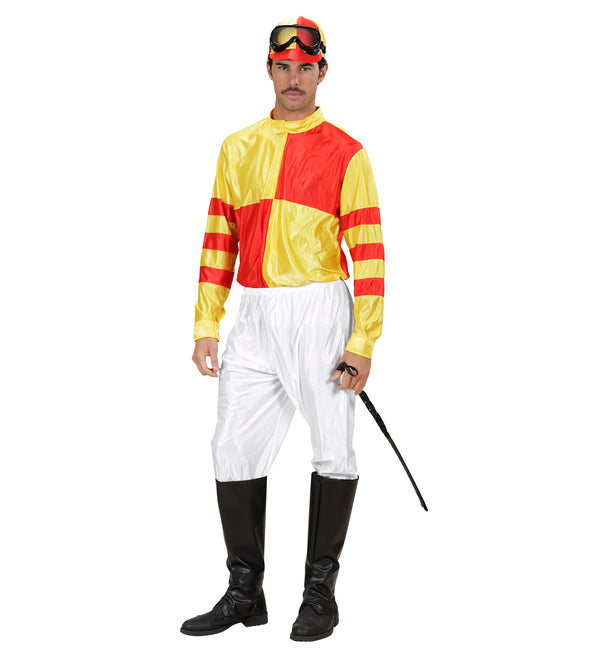 Jockey Costume Yellow and Red