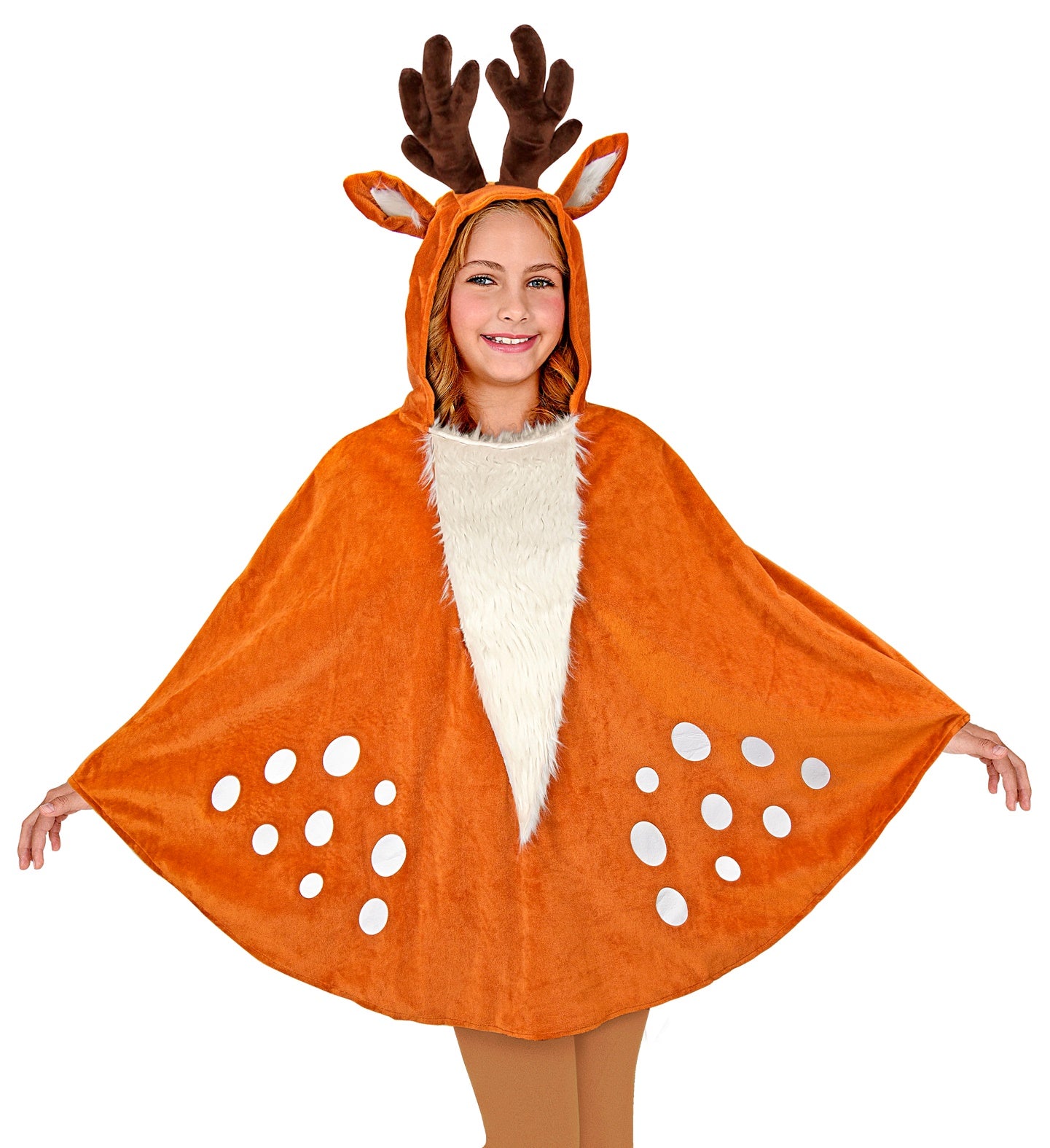 Kid Reindeer Poncho costume