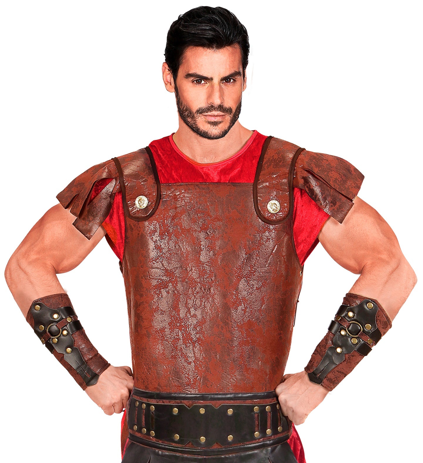 Leather Look Greek Arm Guards