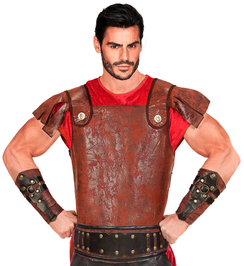 Leather Look Greek Arm Guards