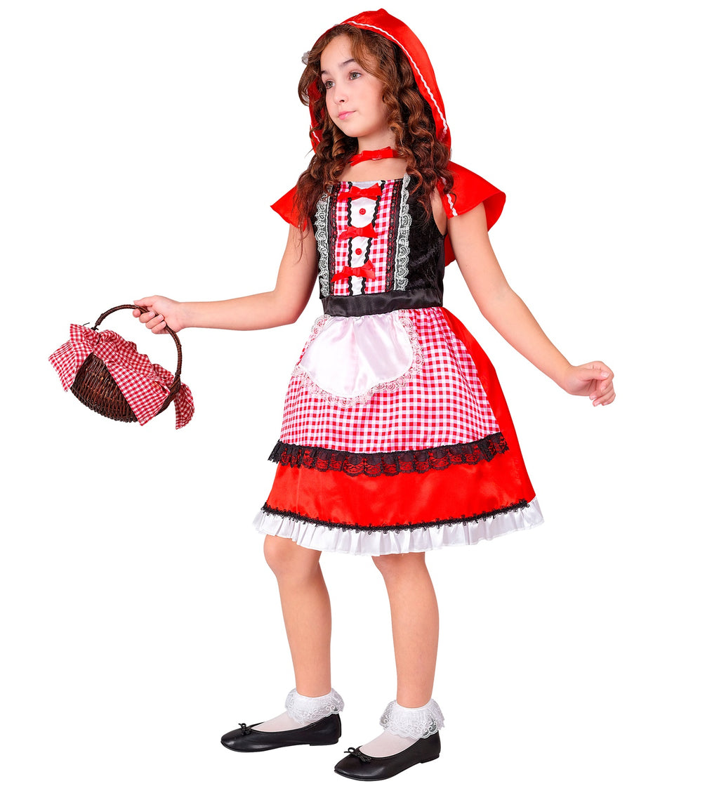 Miss Riding Hood Little Miss Red Riding Hood Girls' Costume | Kids Storybook Dress-Up