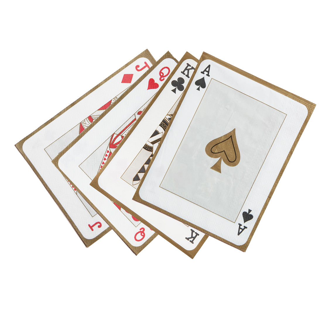 Luxe Playing Card Napkins 