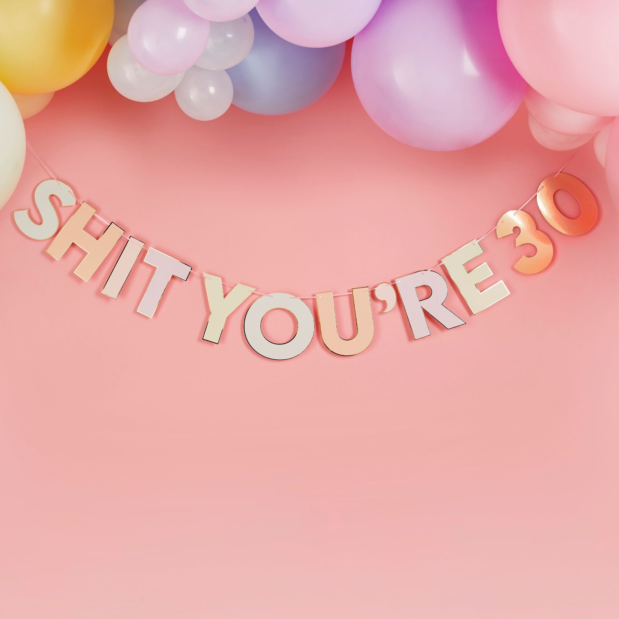 Milestone Customisable 'Sh*t You're' Card Banner 2m