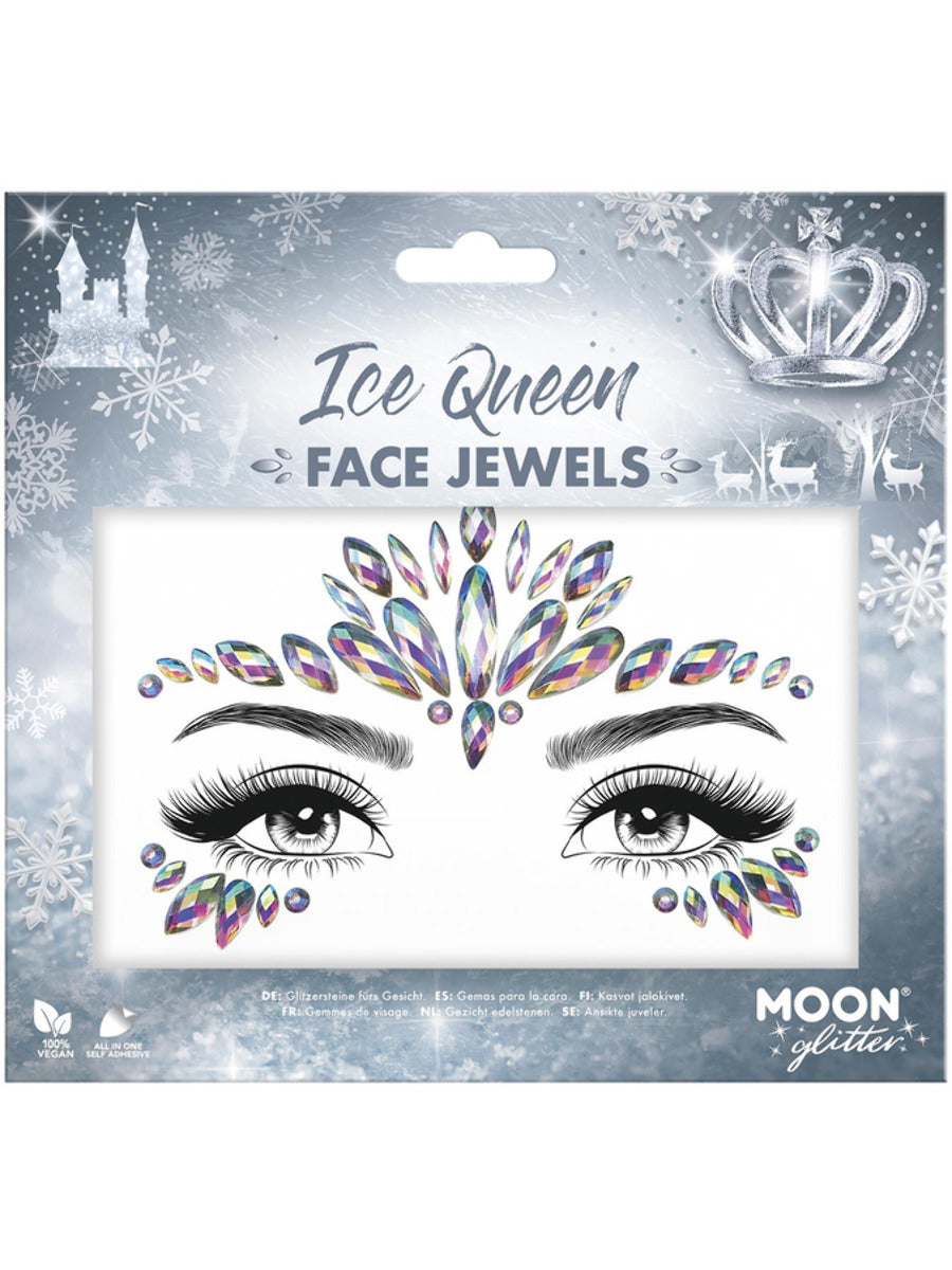 Moon Glitter Ice Queen Face Jewels