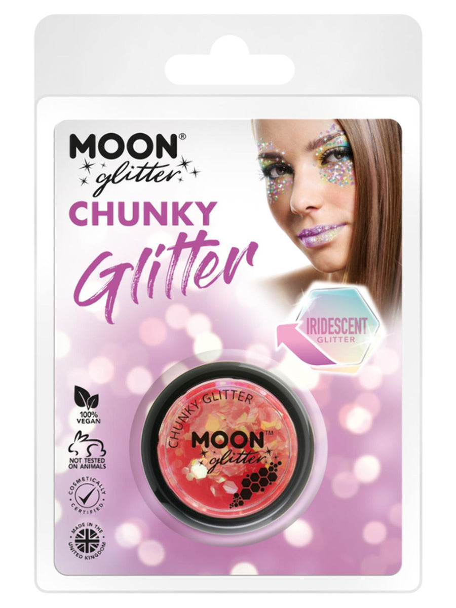 Moon Glitter Iridescent Chunky Cherry