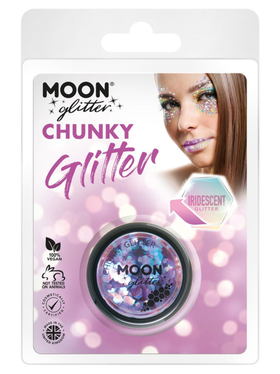 Moon Glitter Iridescent Chunky Purple