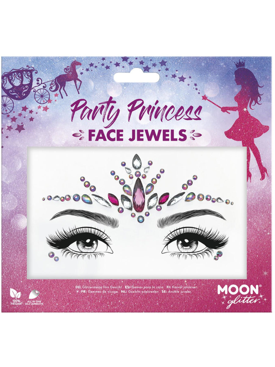 Moon Glitter Party Princess Face Jewels