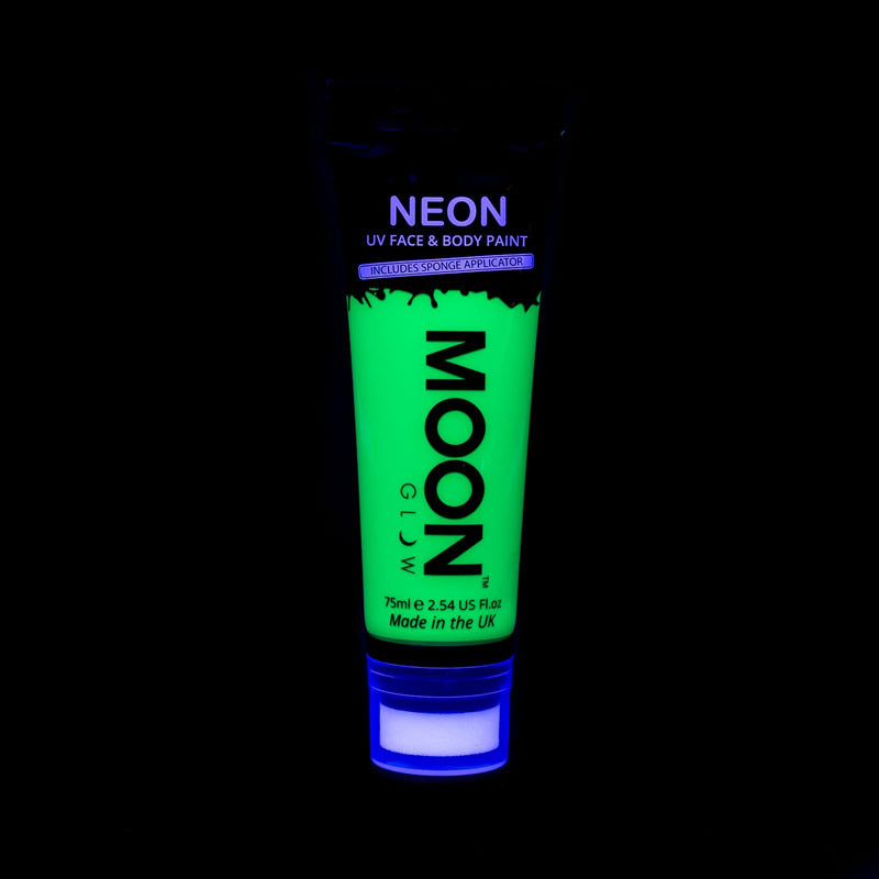 Moon Glow 75ml Neon UV Face & Body Paint Green