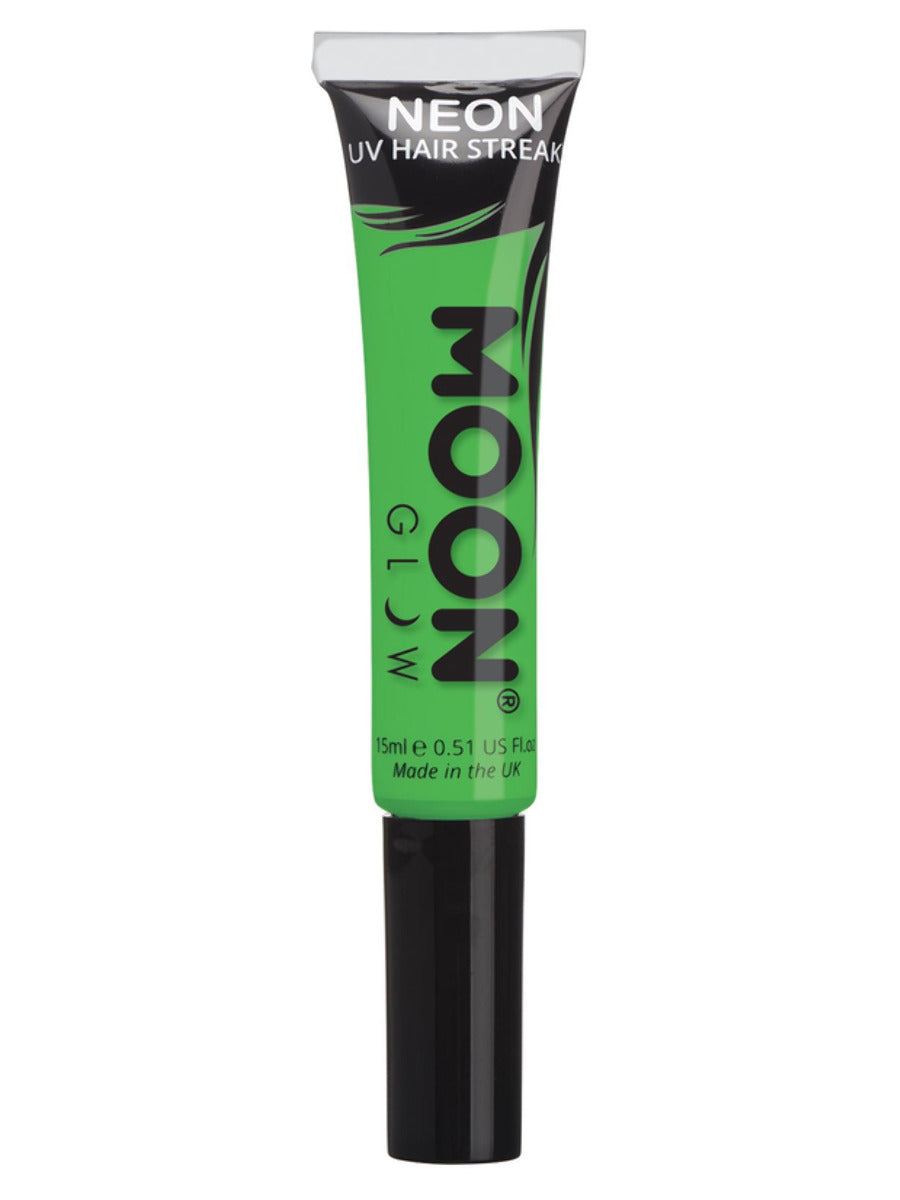 Moon Glow Intense Neon UV Hair Streaks Green