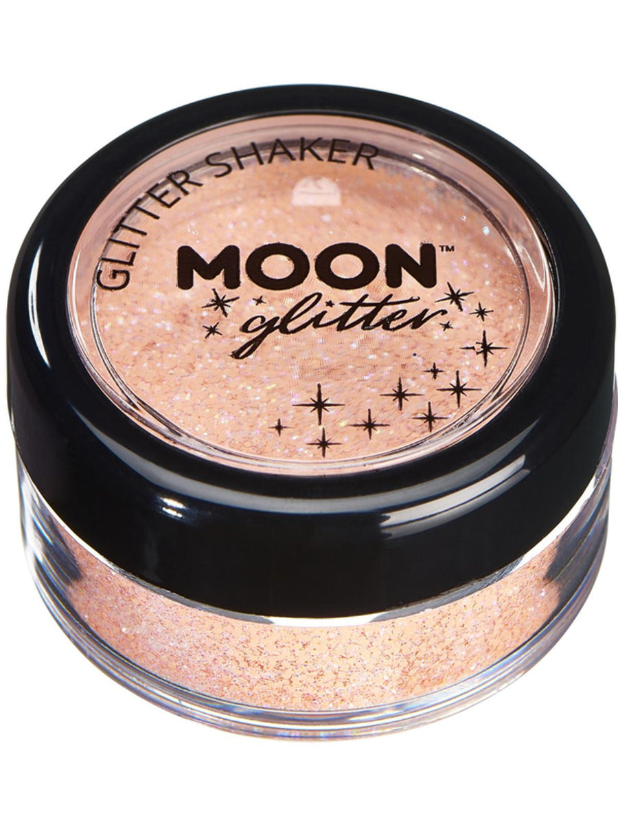 Moon Glow Pastel Glitter Shaker Peach