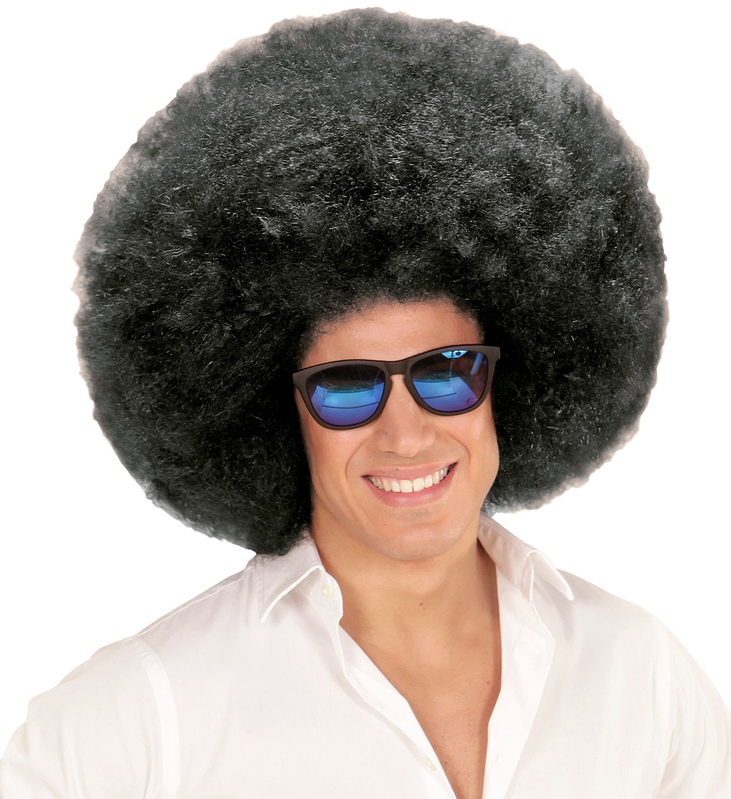 Men's Oversized Black Afro Wig