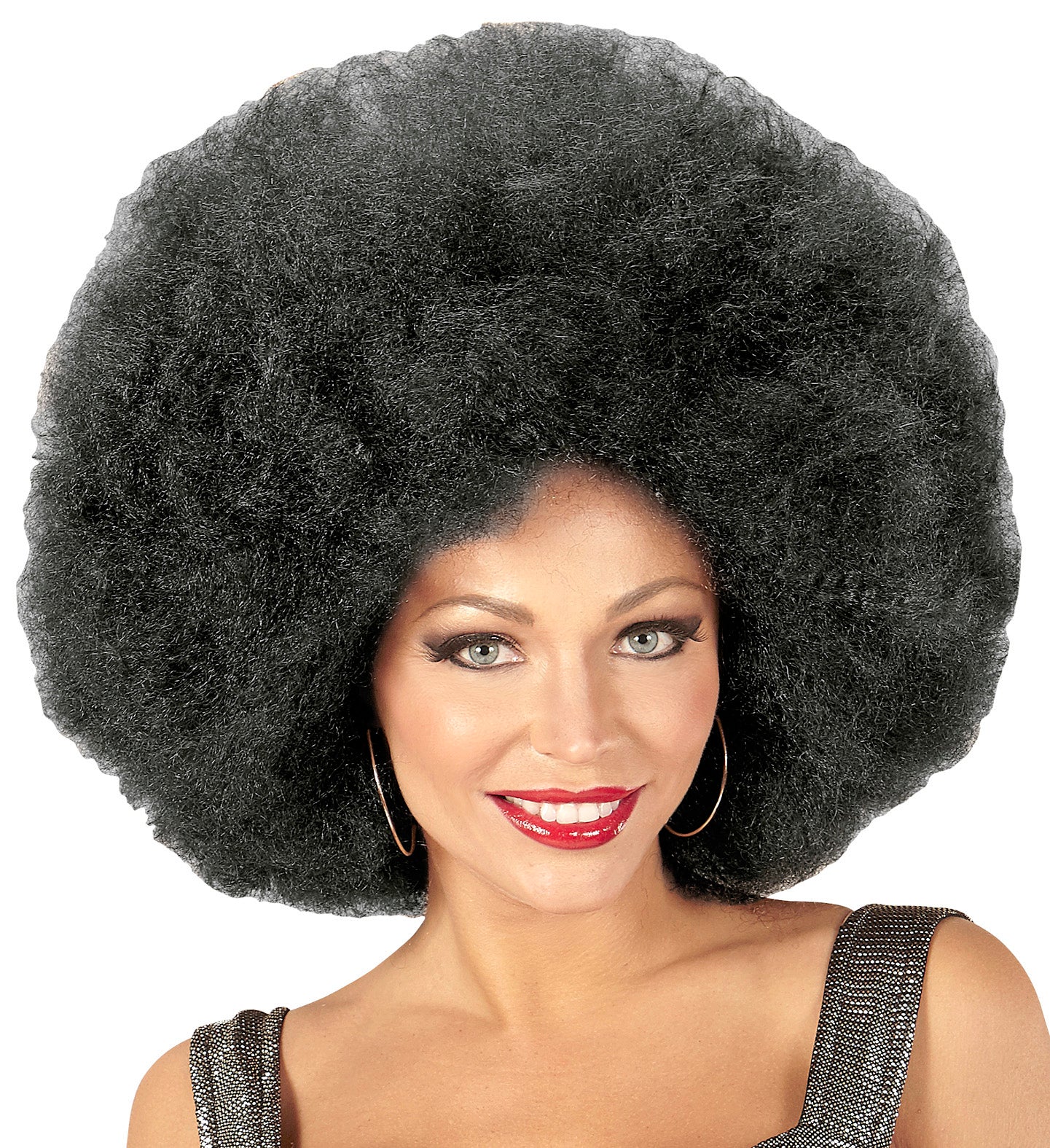 Oversized Black Afro Wig for women