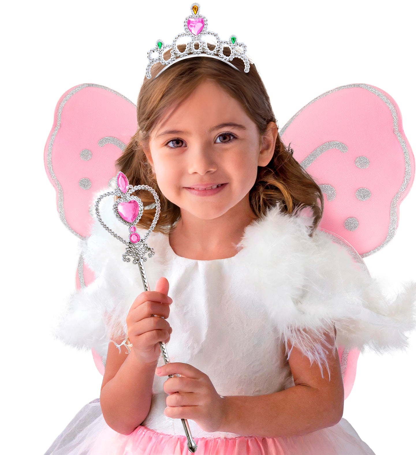 Pink Fantasy Fairy Wings Child's costume accessory