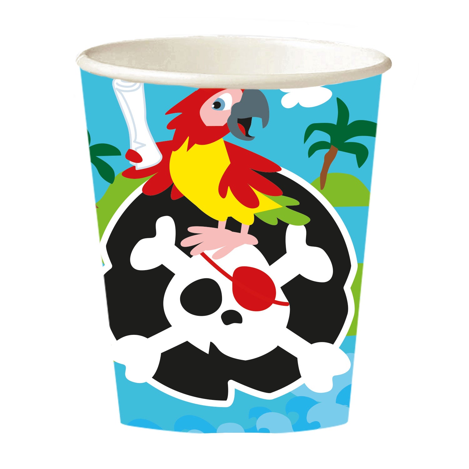 Pirate Party Paper Cups Pack of 8