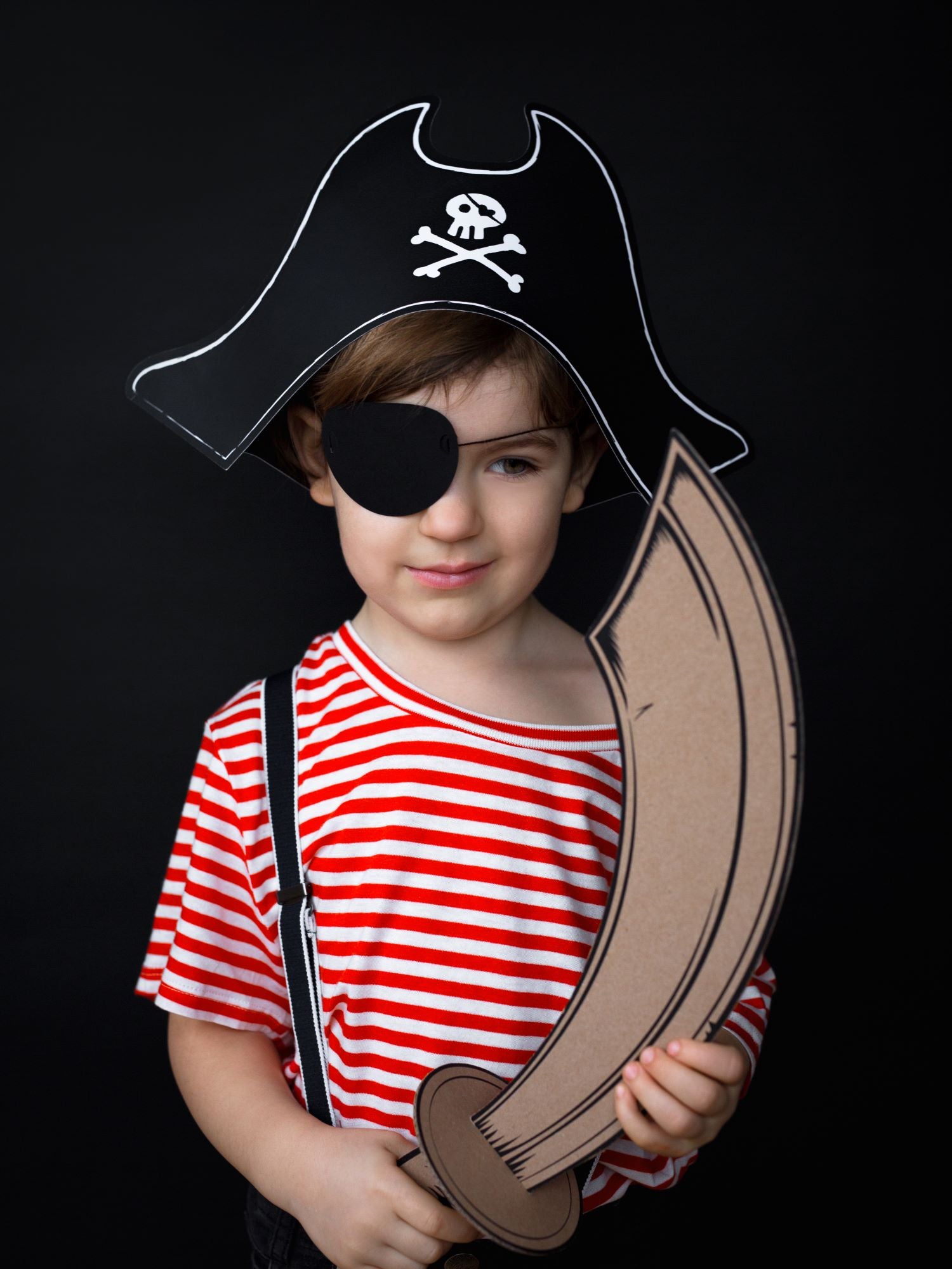 Kid's Pirate's Hat and Eyepatch