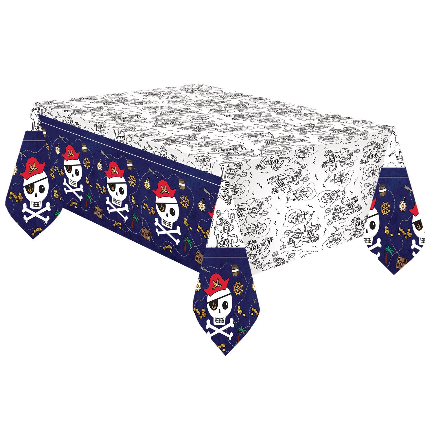 Pirates Map Paper Tablecover