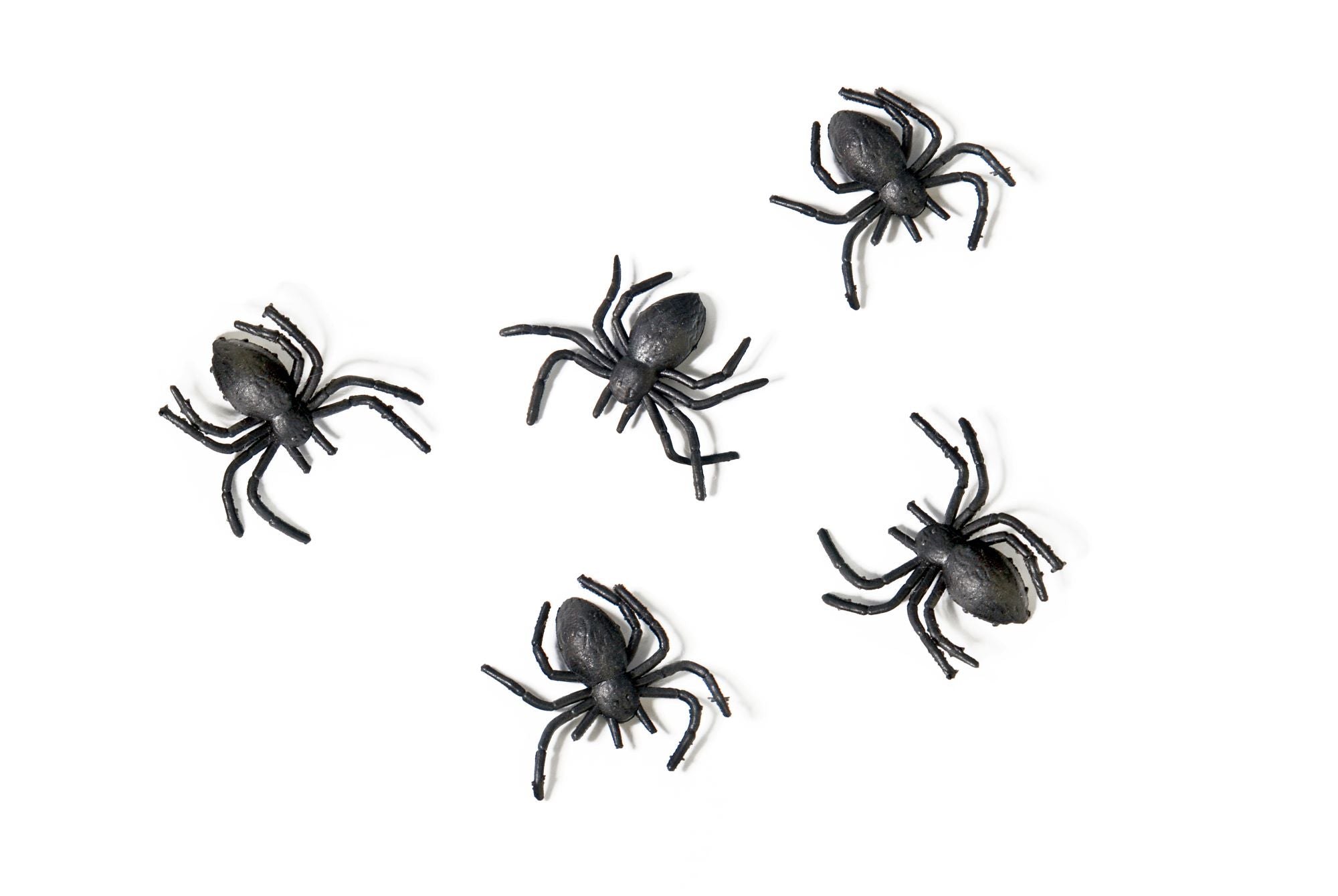 Plastic Spiders Black
