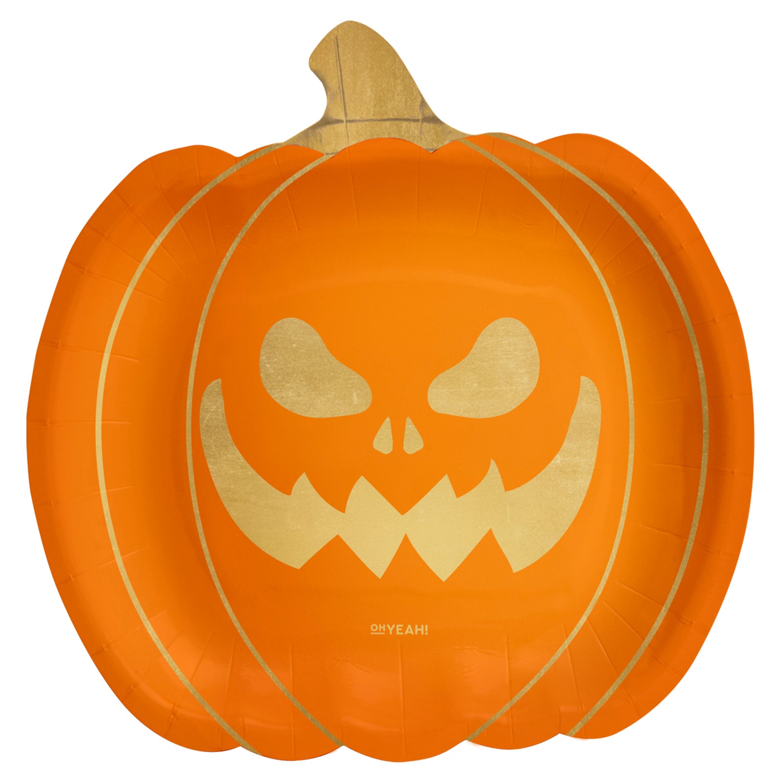 Pumpkin Shaped Plates Pack of 6