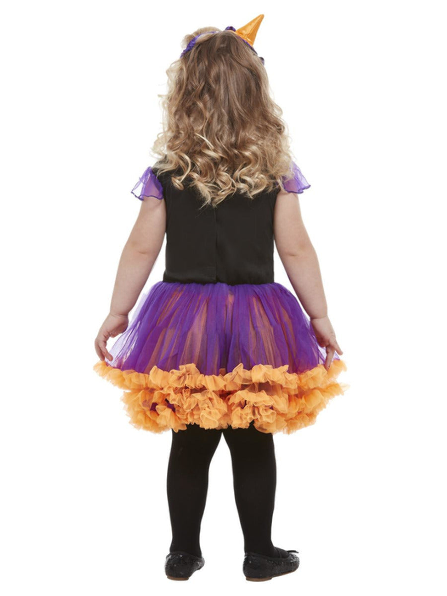 Pumpkin Toddler Witch Costume back