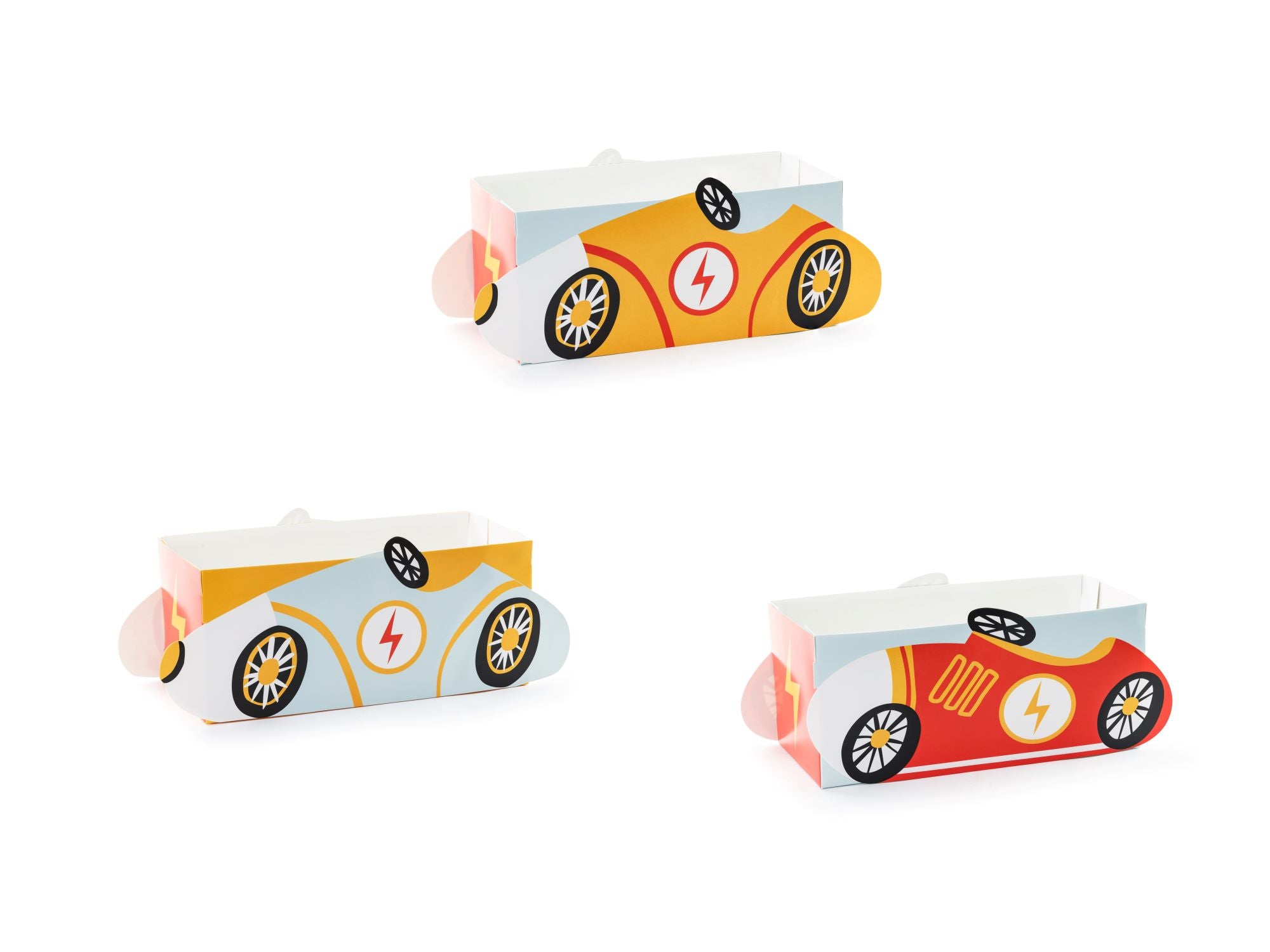 Race Cars Snack Boxes party decorations