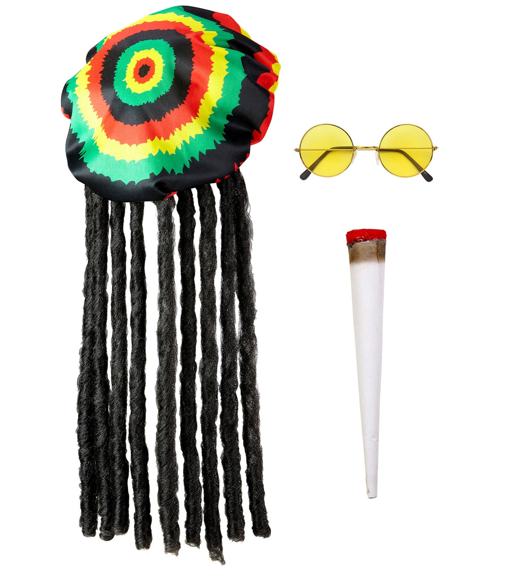Scarkas Rasta Rastafari Costume Kit