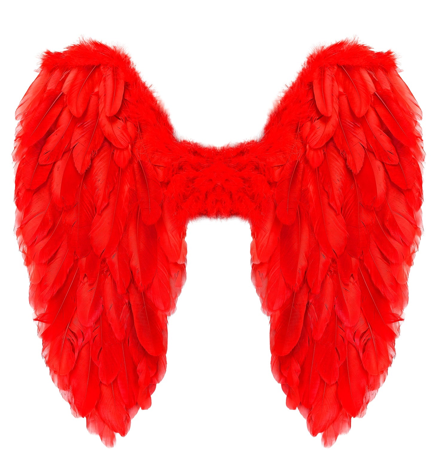 Red Foldable Feather Wings 