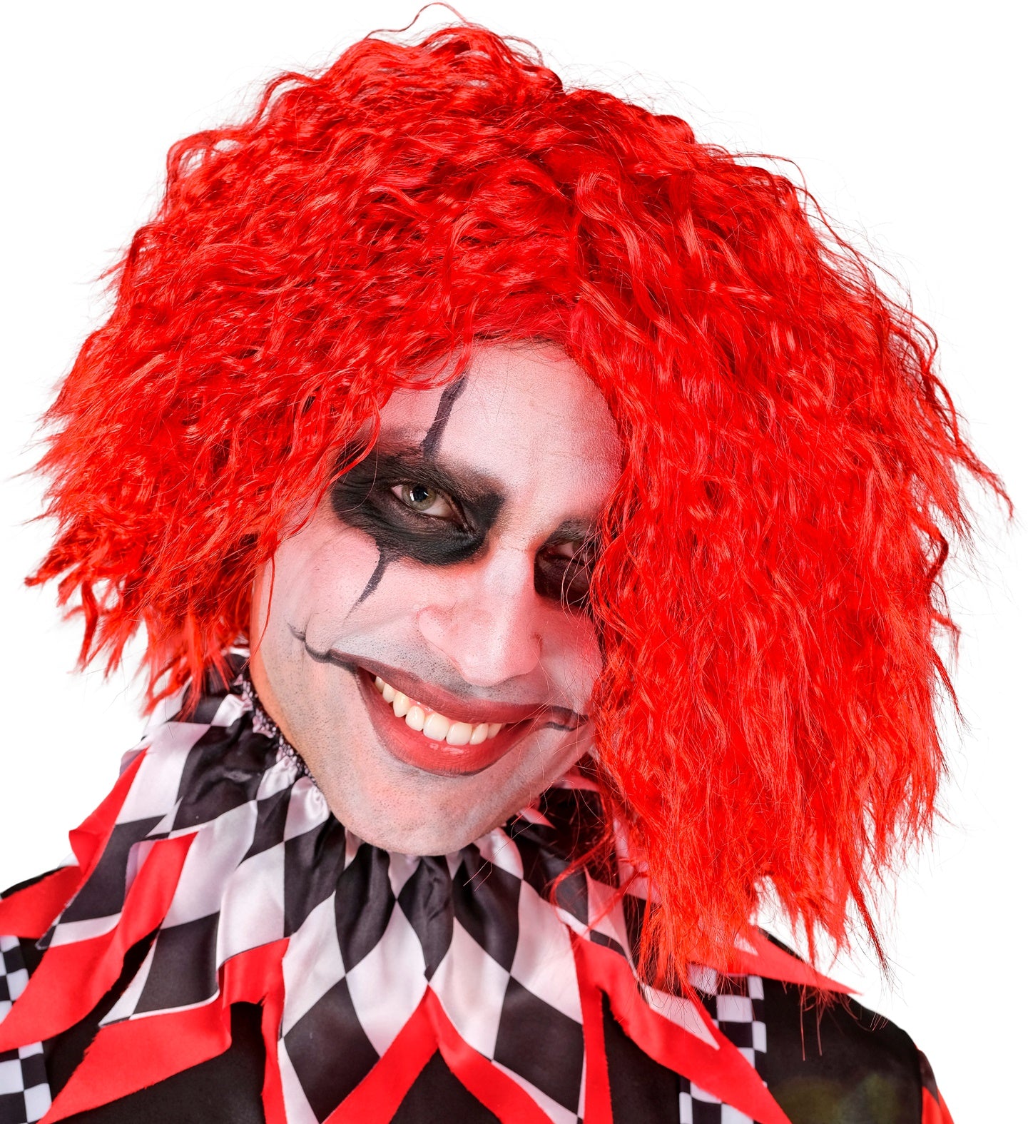 Red Sinister Clown Wig