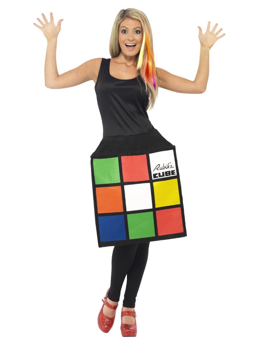 Rubik 3D Cube 80's Costume for women