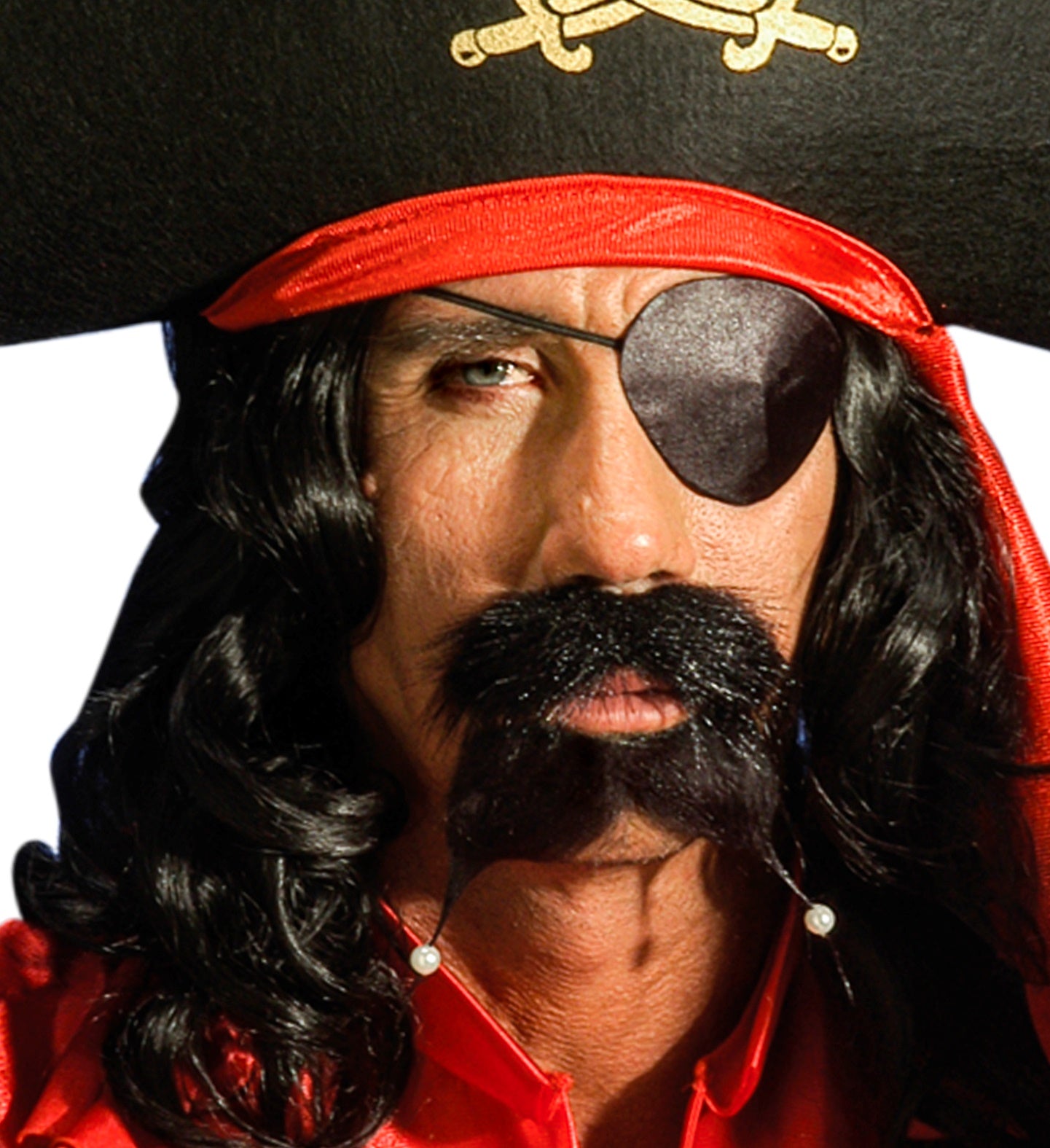 Satin Pirate Eyepatch costume accessory