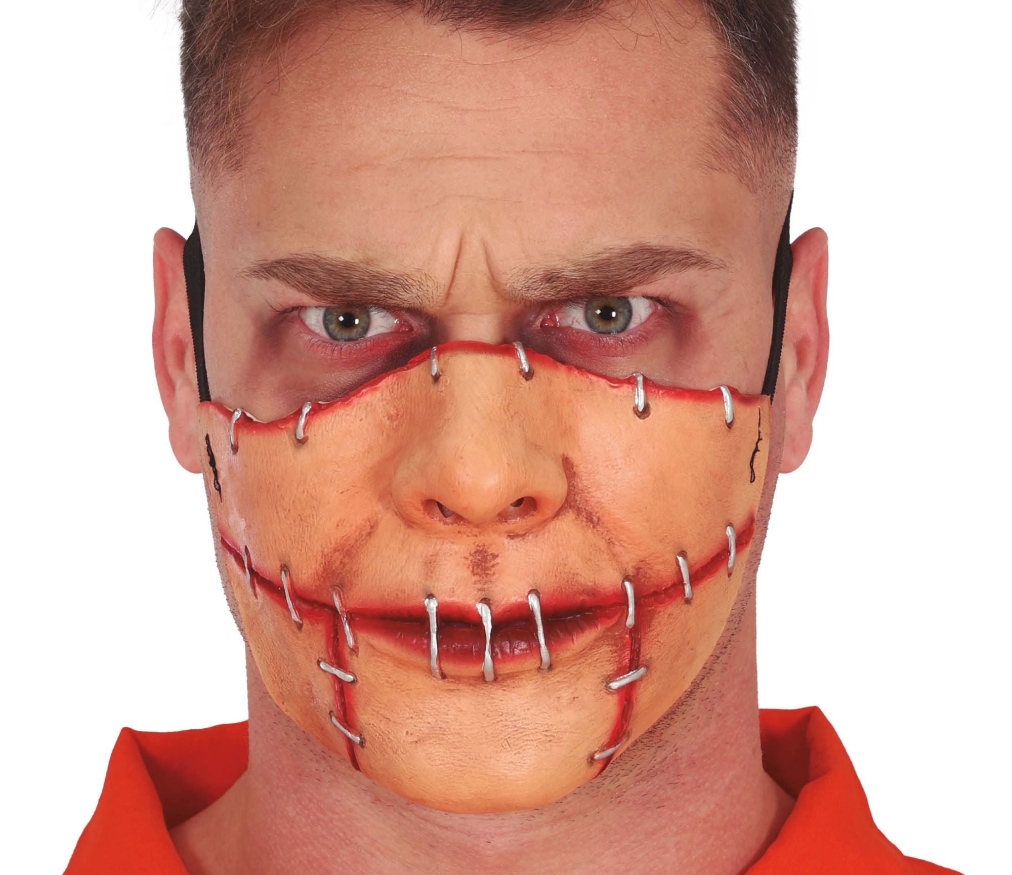 Sewn Mouth Latex Half Mask