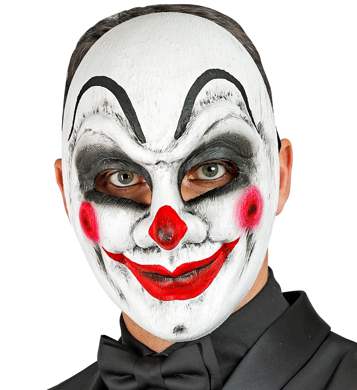 Sinister Commedia Dell'Arte Clown Halloween Mask