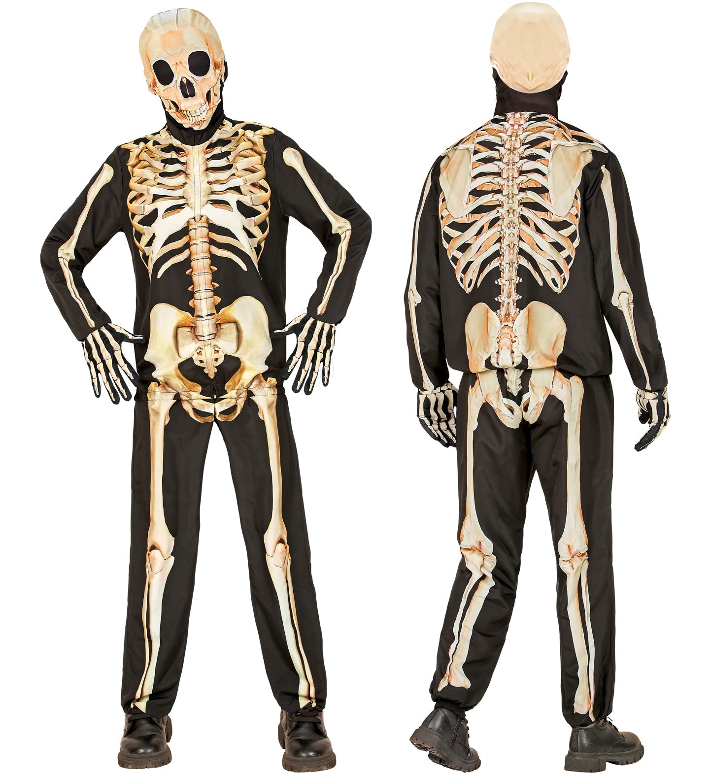 Skeleton Fast Costume White Child's