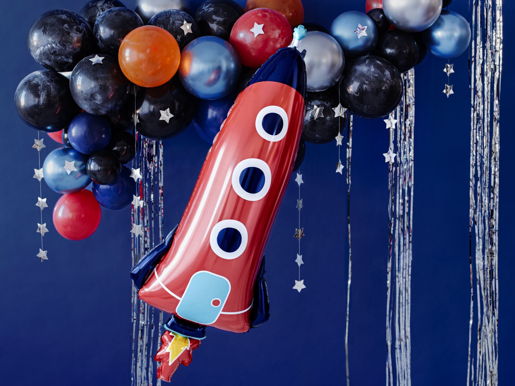 Space Rocket Foil Balloon party decoration