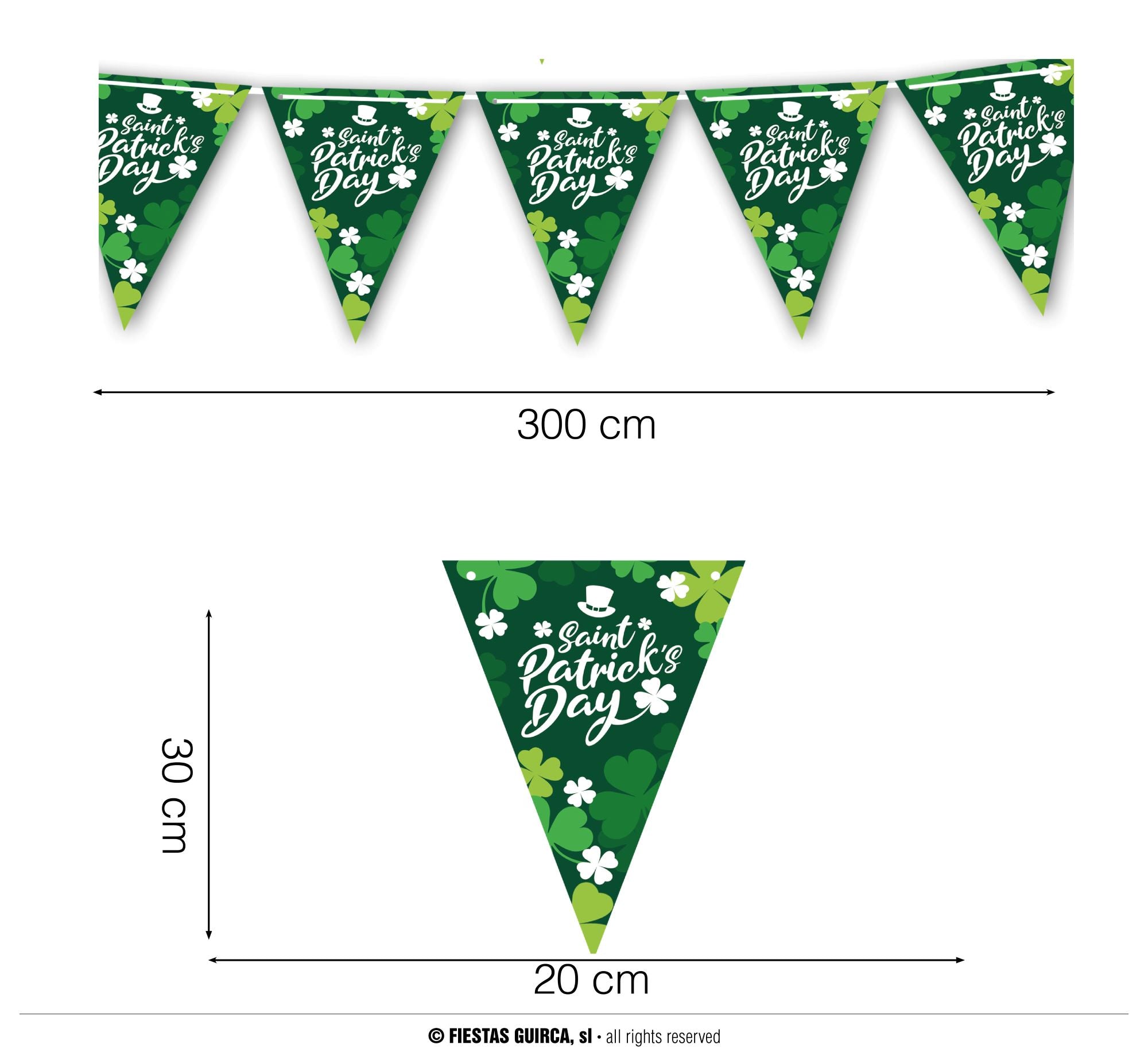 St Patrick's Day Party Bunting