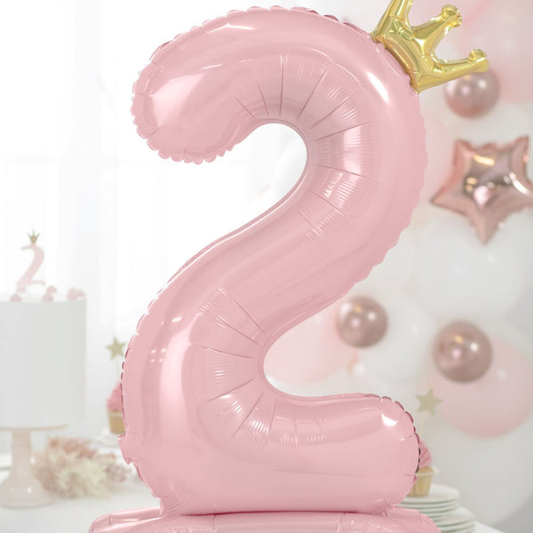 Number 2 balloon clearance pink