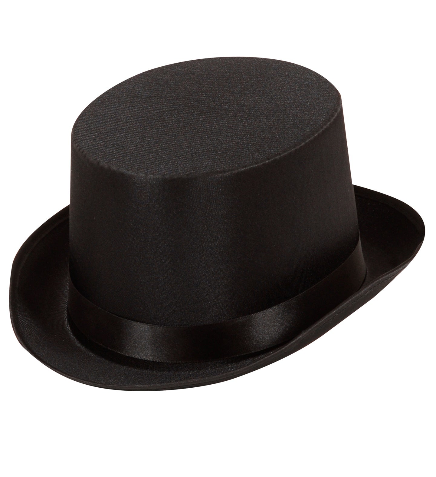 Top Hat Black Satin