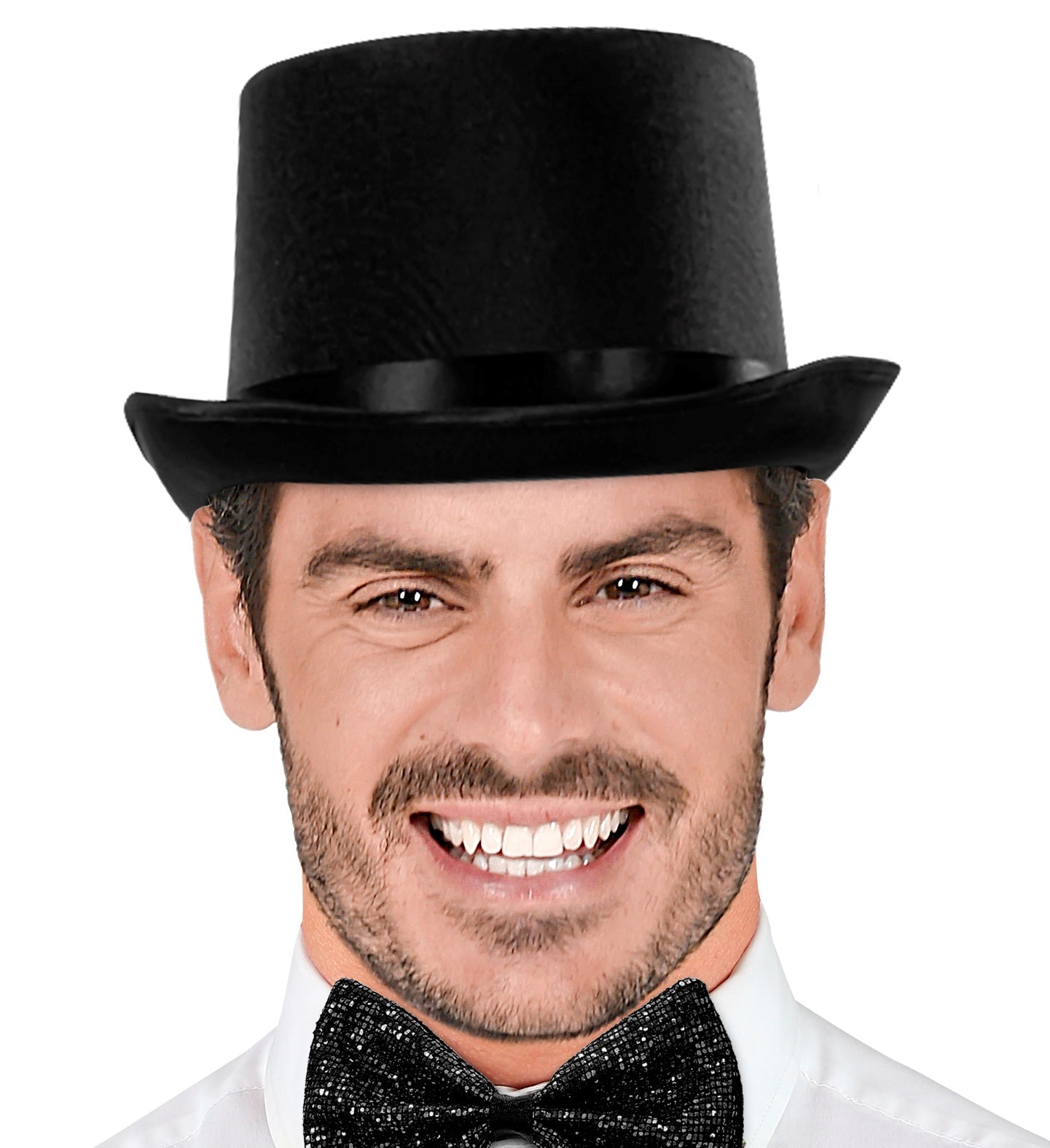 Top Hat Black Satin