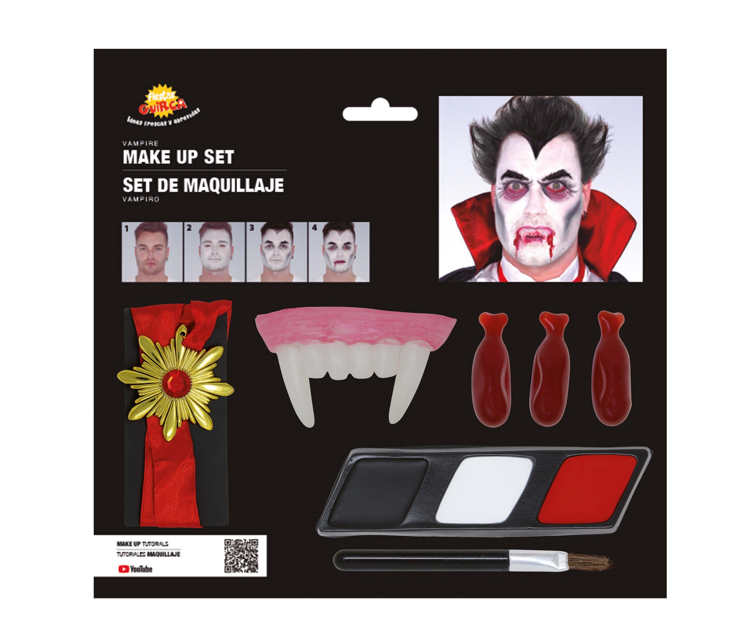 Vampire Makeup Kit With Teeth