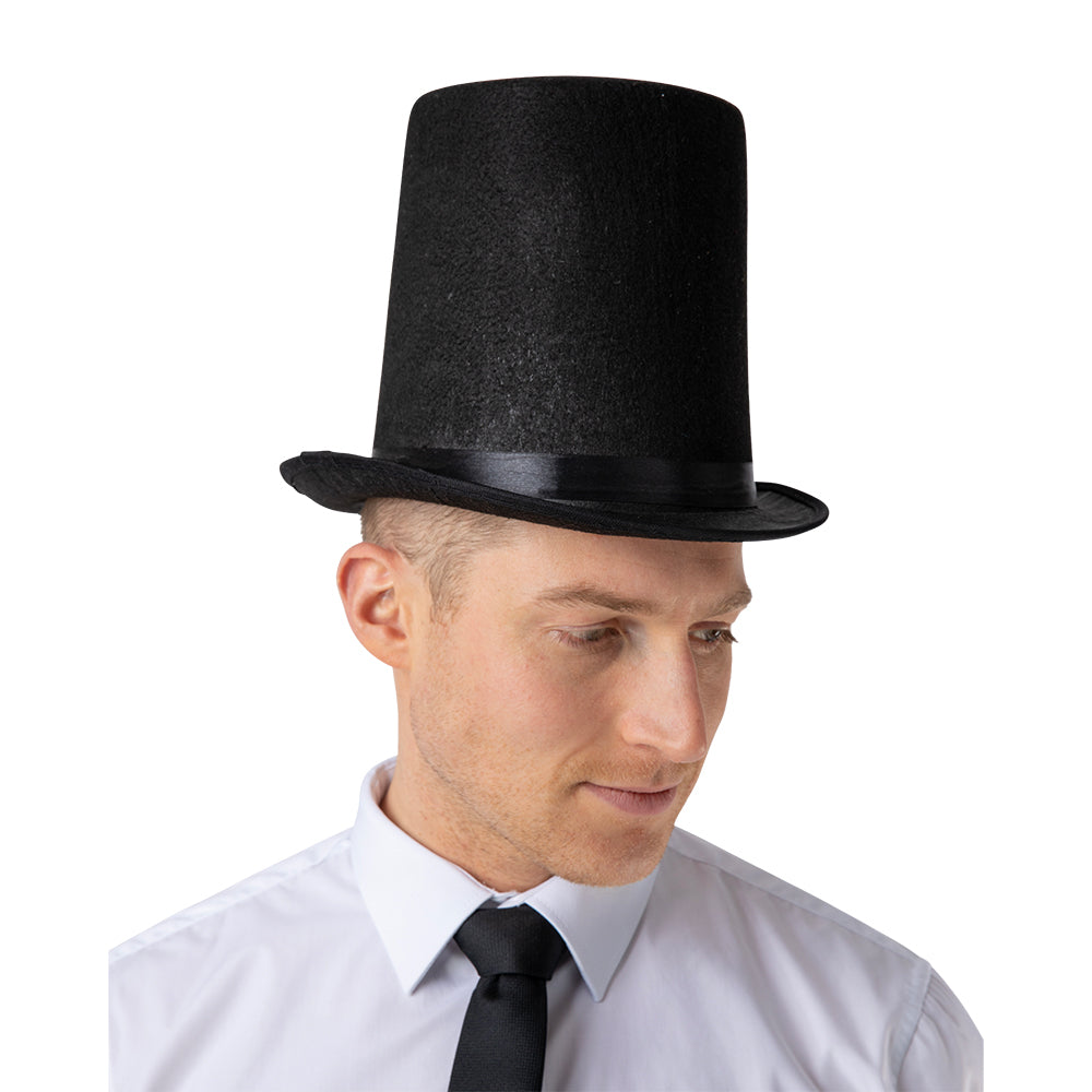 Victorian Stovepipe Hat Black