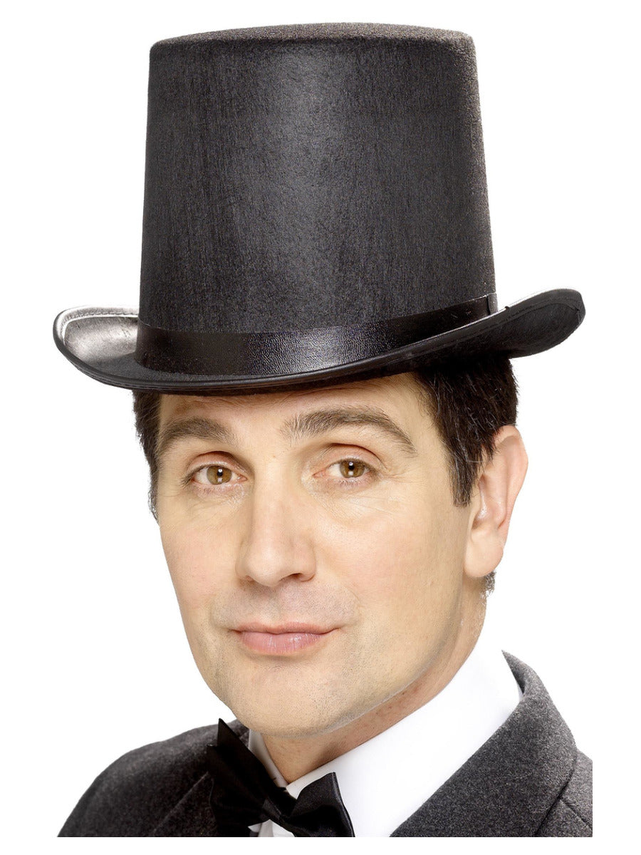 Victorian Stovepipe Black Hat