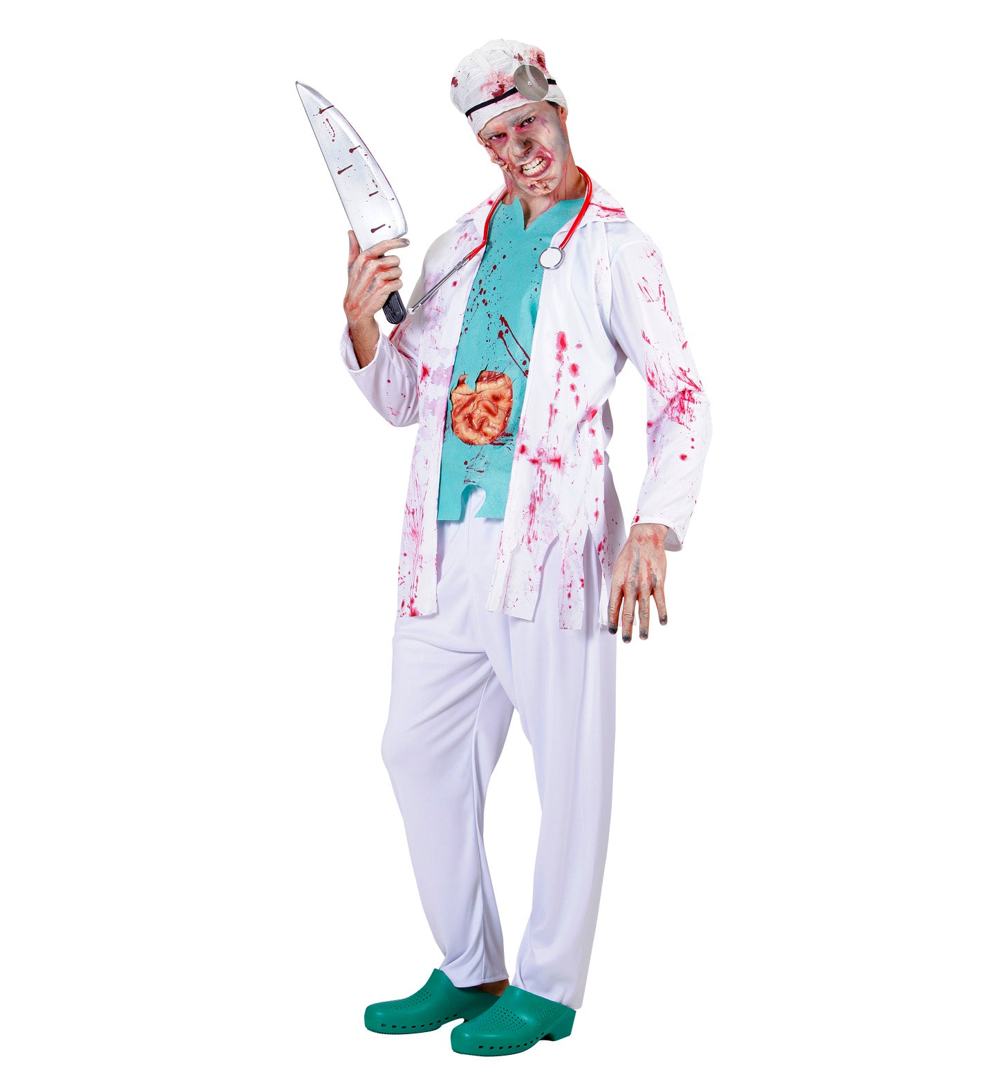 Zombie Doctor Halloween Costume for men