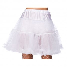 18" Long White Petticoat