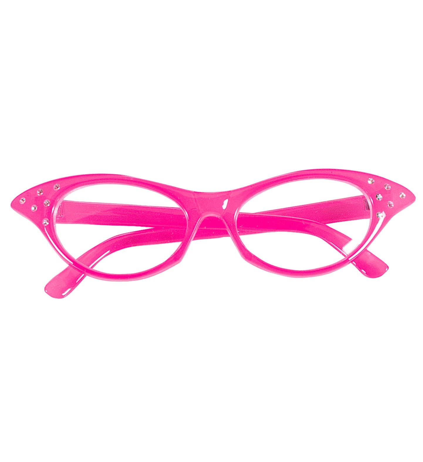 1950's Glasses Pink Costume Accessory