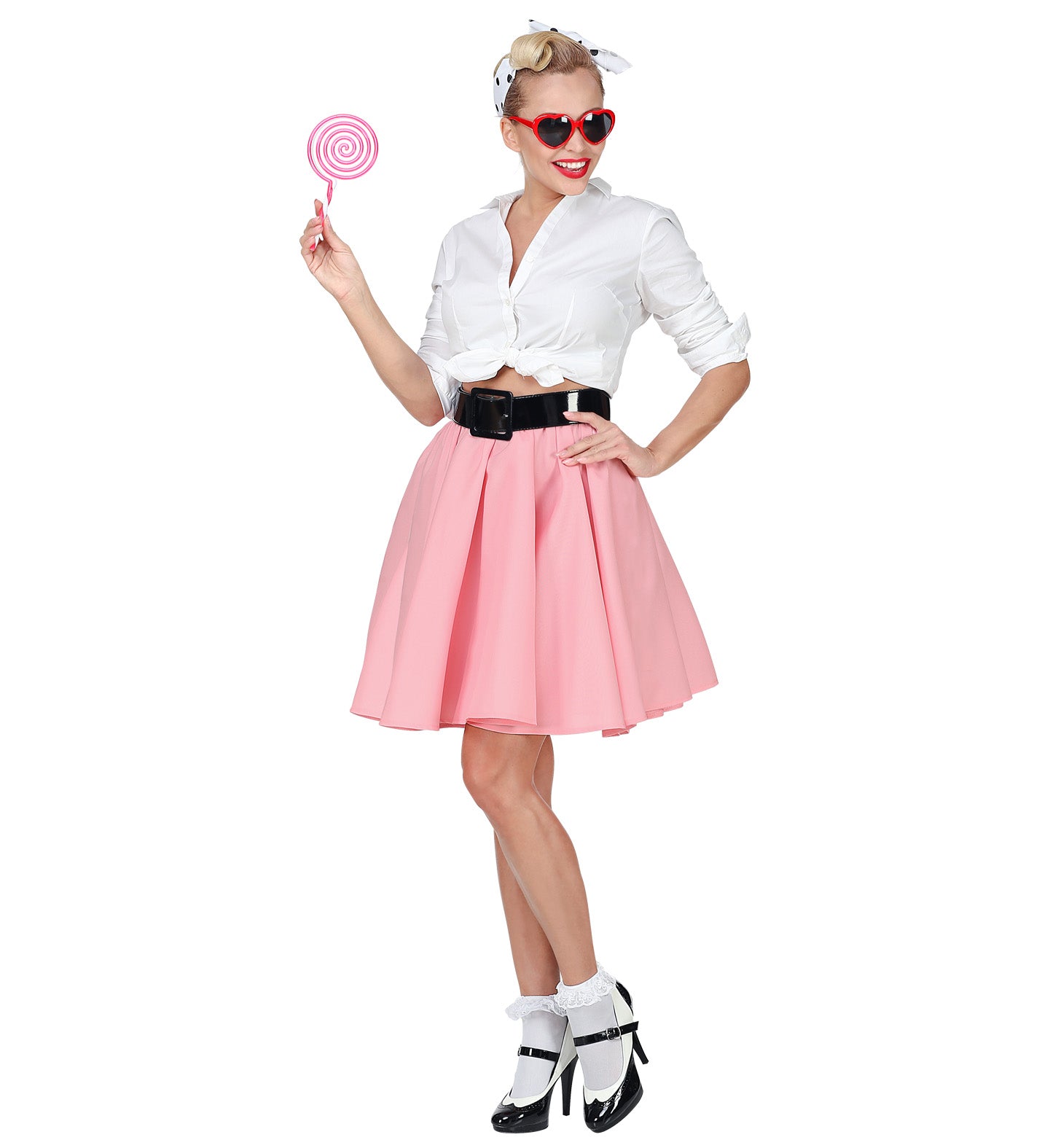 1950's Pink Rock "N' Roll Skirt outfit
