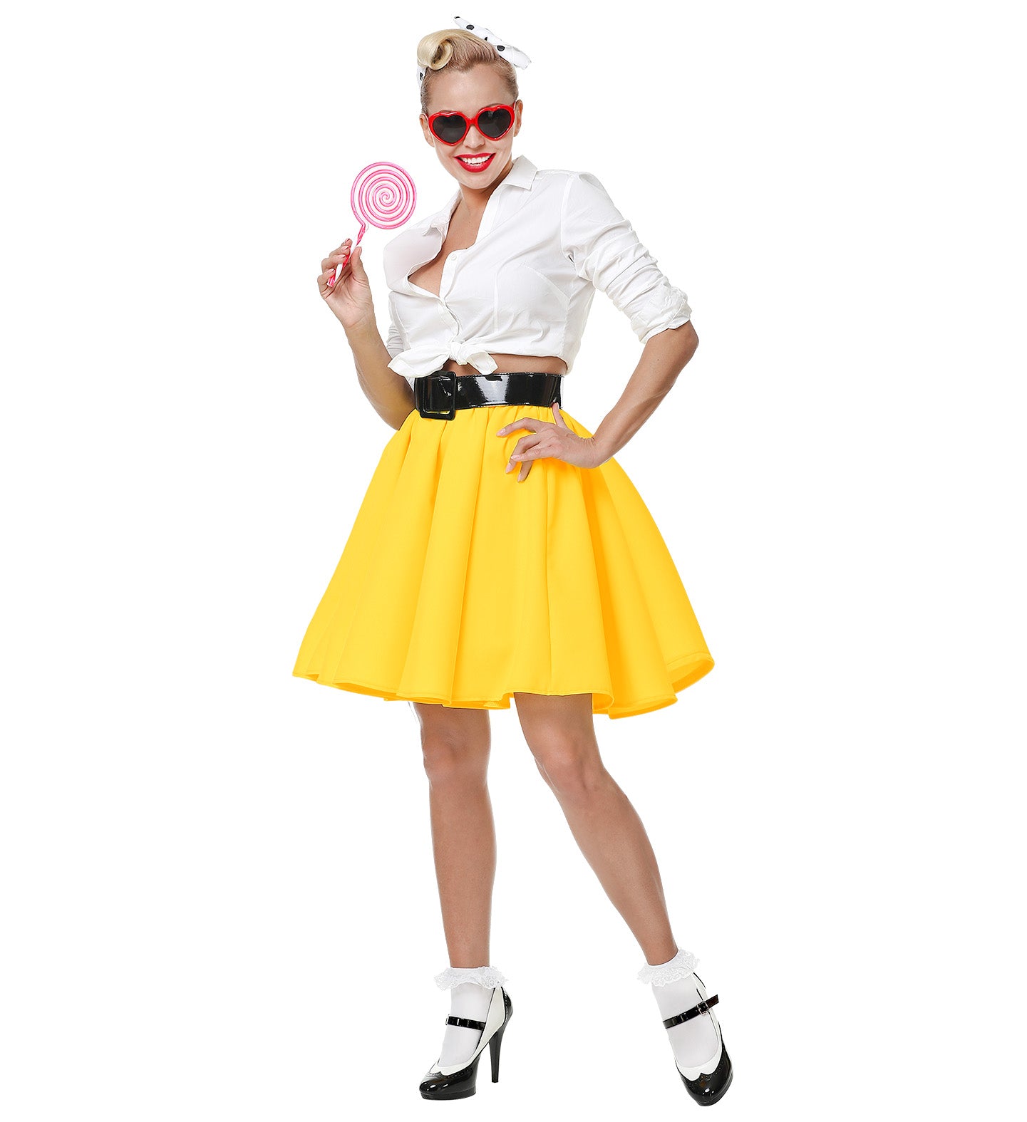 1950's Yellow Rockabilly Skirt