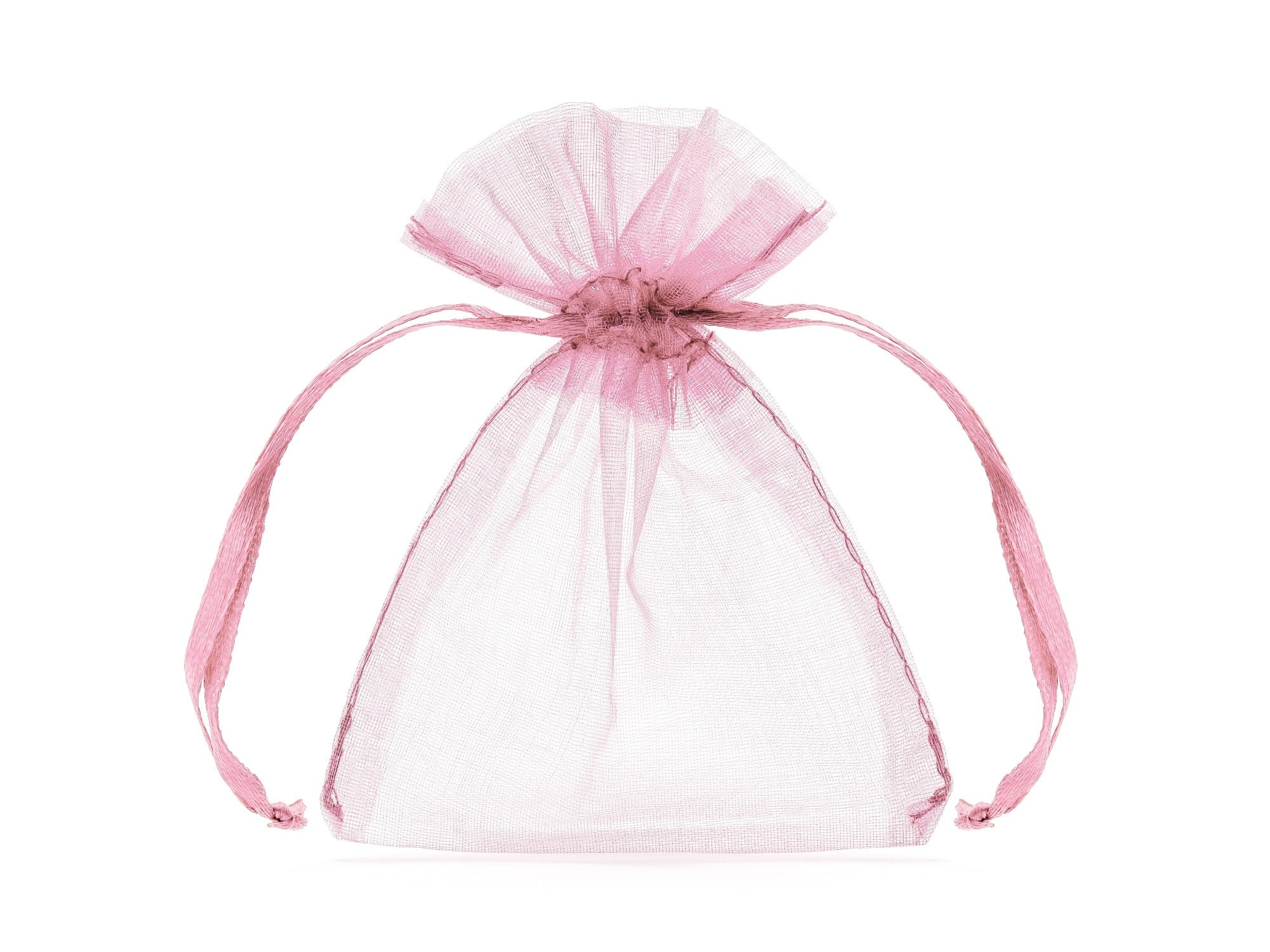20 Pink Organza Bags 7.5 X10cm Pouches
