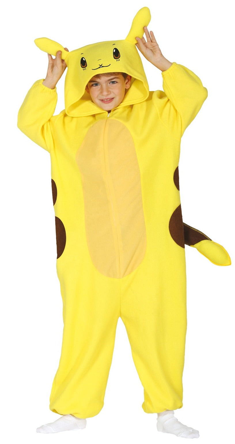 Electric Chinchilla Pikachu Onesie Child costume