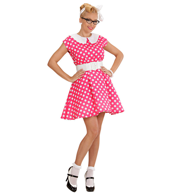 50's Lady costume pink