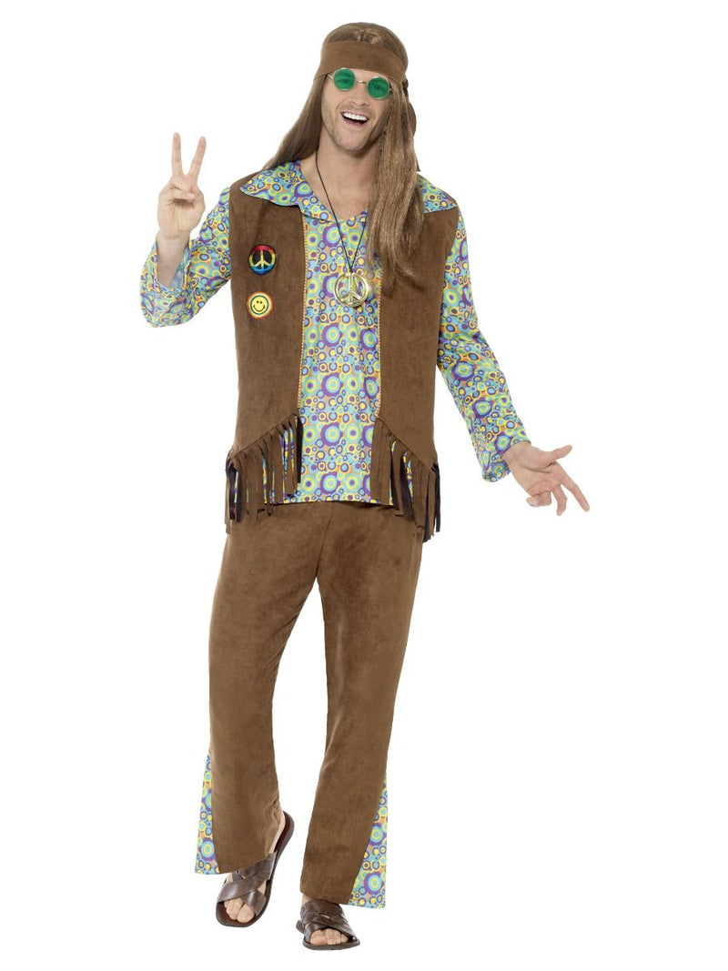 Men's 60's Hippie fancy dress costume.